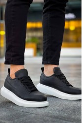 Erkek Sneaker - Siyah Beyaz - 814