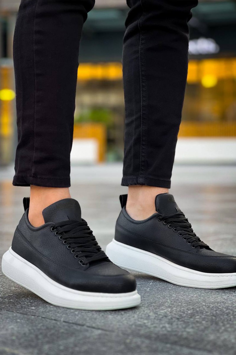 Erkek Sneaker - Siyah Beyaz - 814