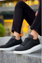 Erkek Sneaker - Siyah Beyaz - 814