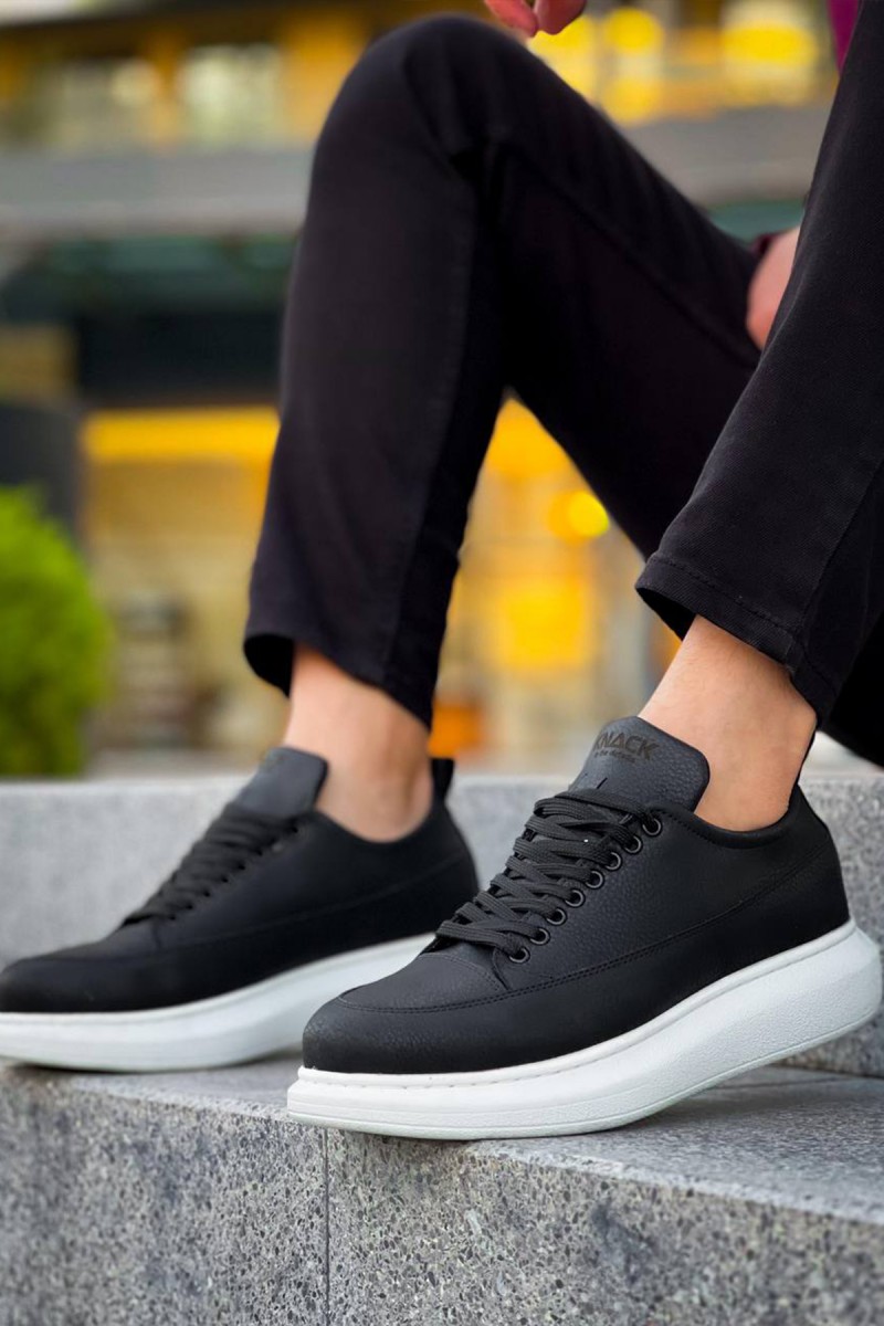 Erkek Sneaker - Siyah Beyaz - 814
