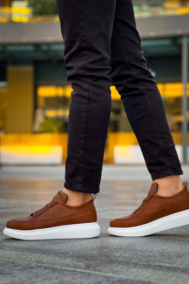 Erkek Sneaker - Taba Beyaz - 814