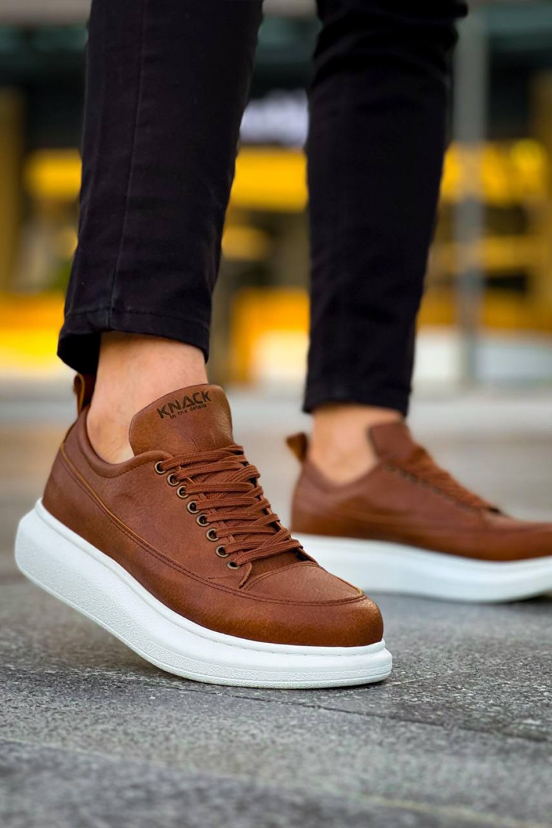 Erkek Sneaker - Taba Beyaz - 814