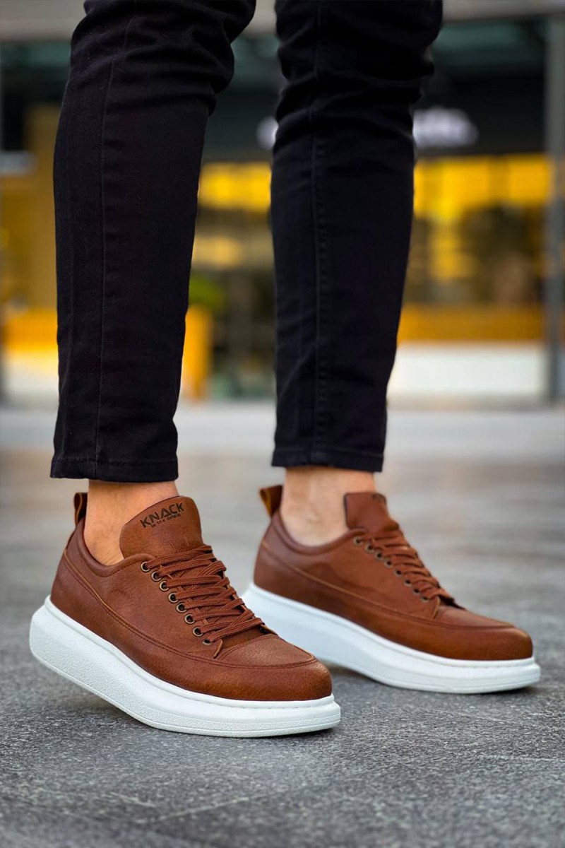 Erkek Sneaker - Taba Beyaz - 814