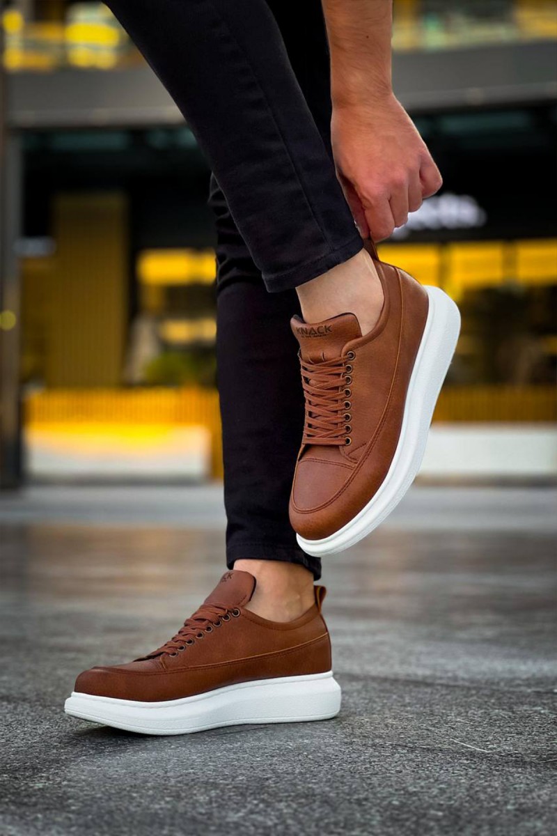 Erkek Sneaker - Taba Beyaz - 814