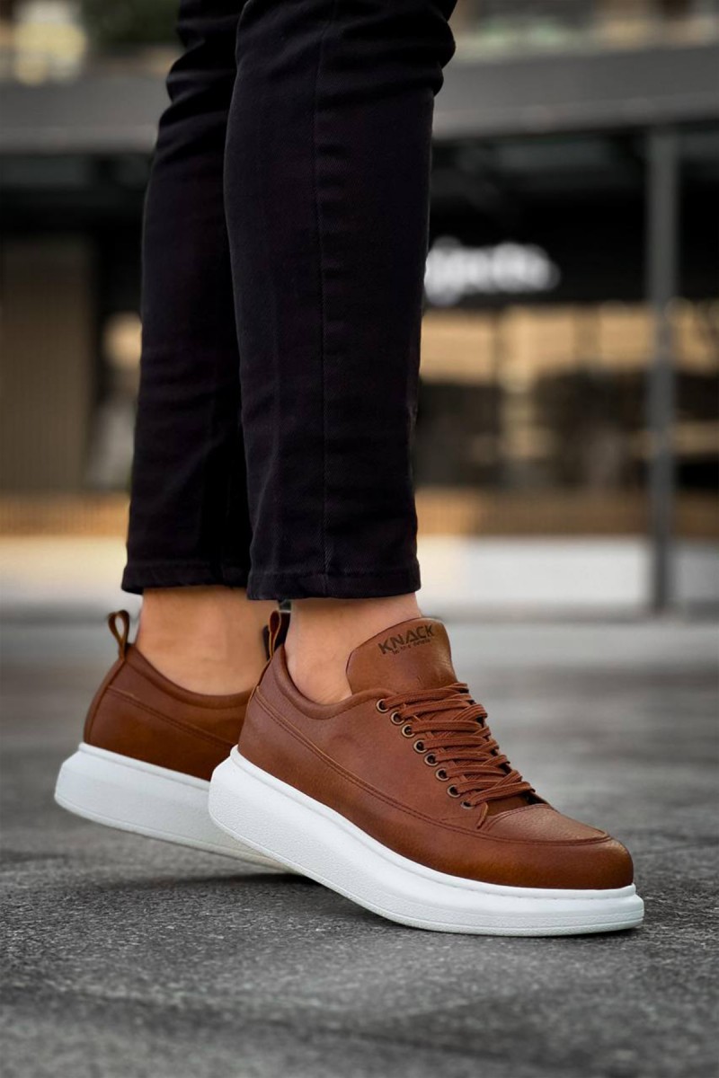 Erkek Sneaker - Taba Beyaz - 814