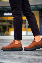 Erkek Sneaker - Taba Siyah - 814