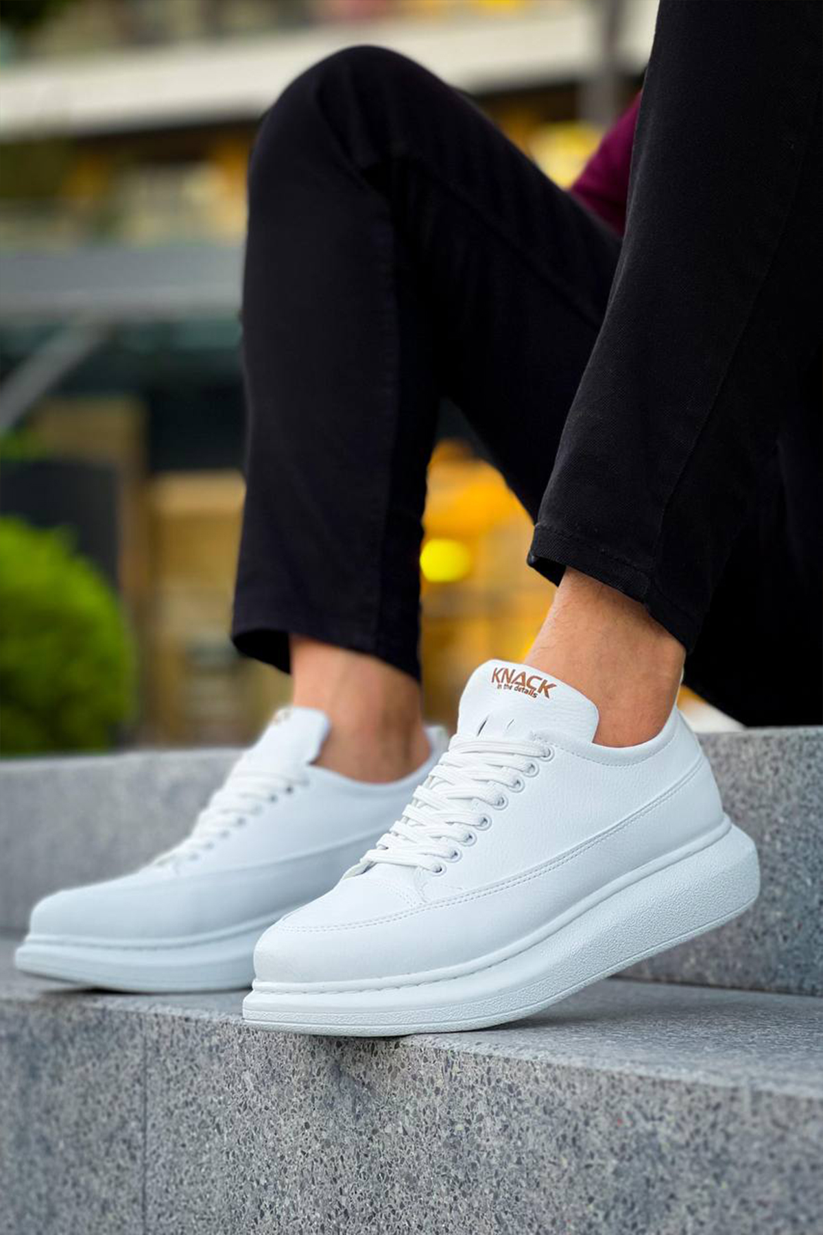 Erkek Sneaker - Beyaz - 814