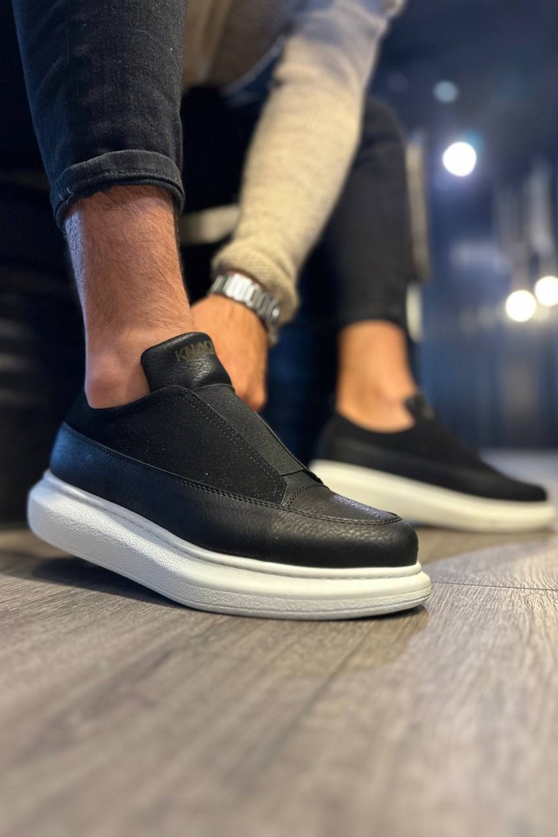Erkek Sneaker - Siyah Beyaz - 911