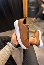 Erkek Sneaker - Taba Beyaz - 911