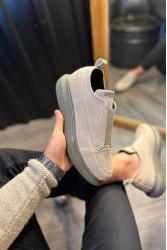Mens Sneakers - Beige Suede - 911