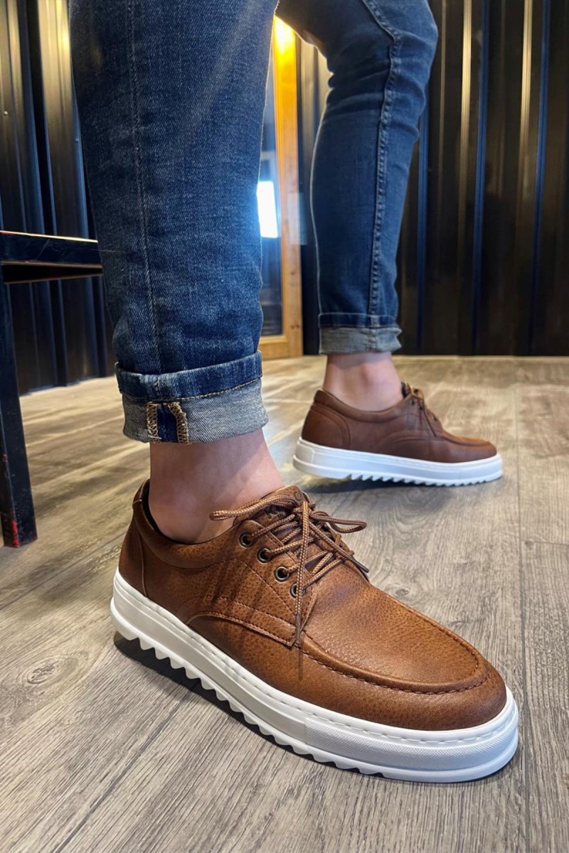 Erkek Günlük Ayakkabı - Taba - T12