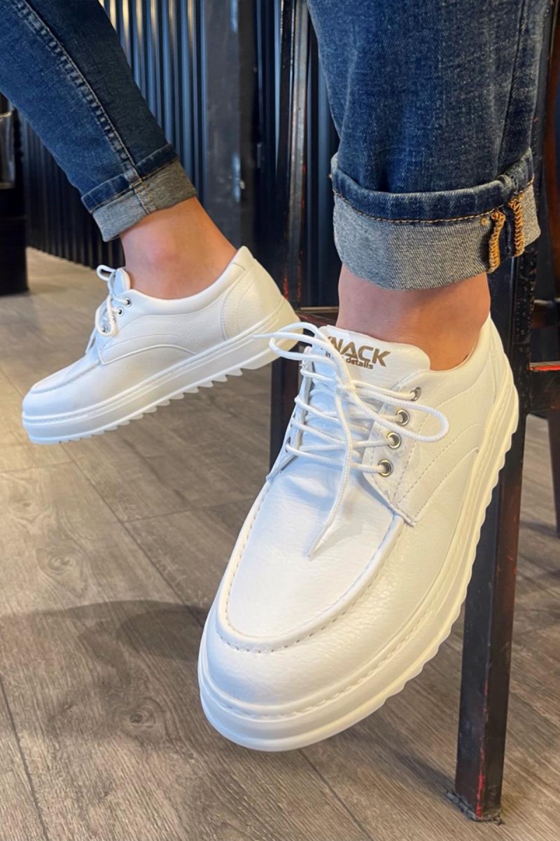 Mens Casual Shoes - White - T12