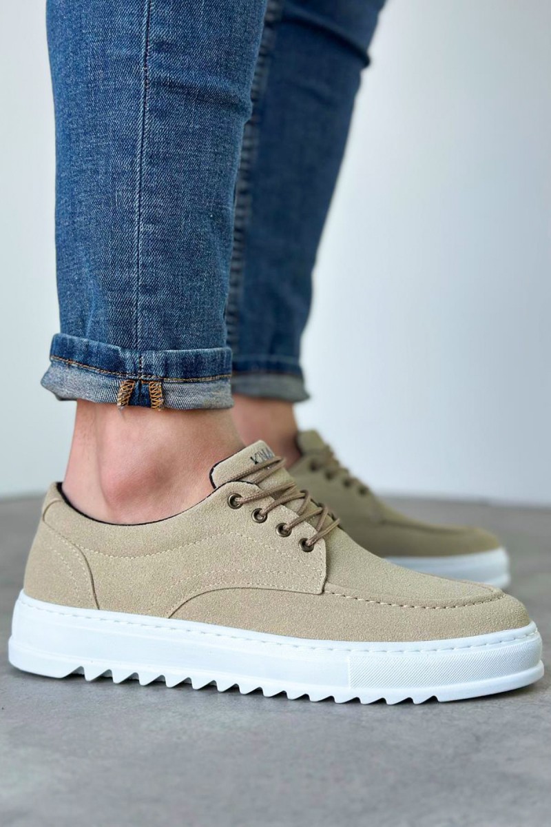 Erkek Günlük Ayakkabı - Bej - T12