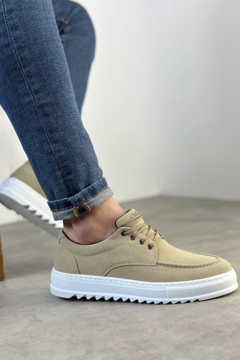 Erkek Günlük Ayakkabı - Bej - T12