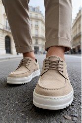 Erkek Günlük Ayakkabı - Bej - T12