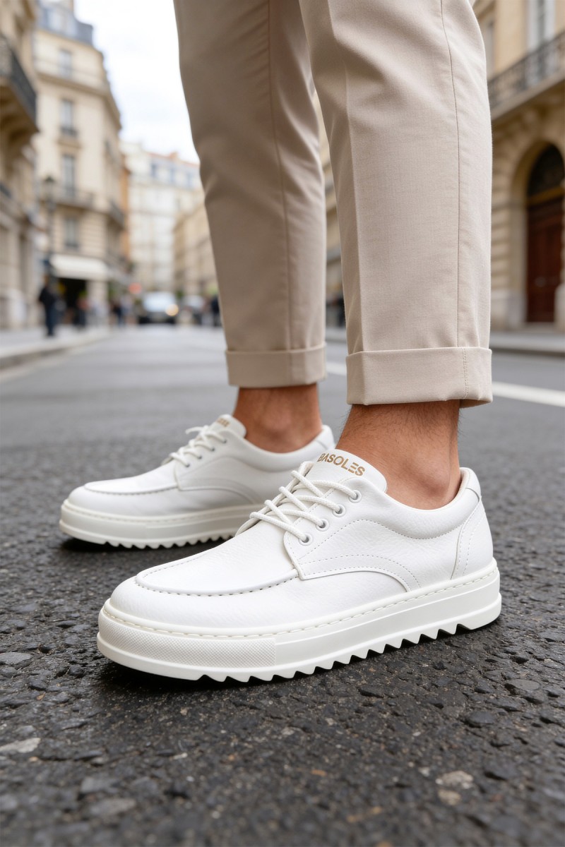 Erkek Günlük Ayakkabı - Beyaz - T12