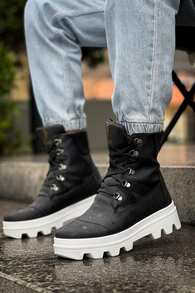 Erkek Bot  - Siyah Beyaz - 14