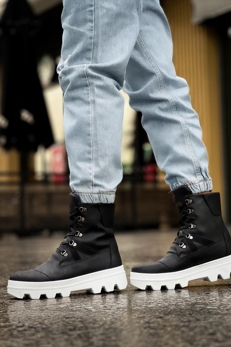 Erkek Bot  - Siyah Beyaz - 14