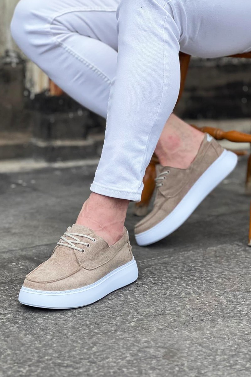 Erkek Günlük Ayakkabı - Bej - 508