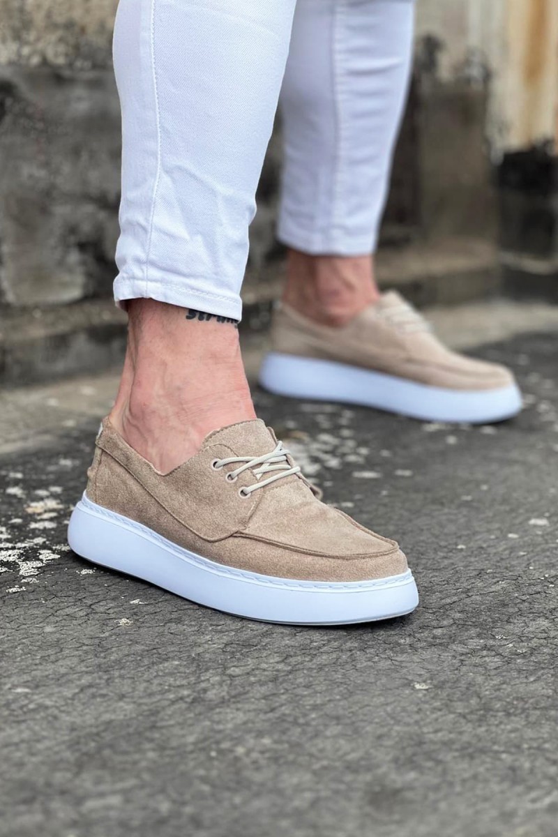 Erkek Günlük Ayakkabı - Bej - 508