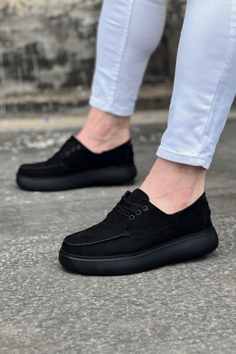 Erkek Günlük Ayakkabı - Siyah Süet - 508