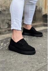 Erkek Günlük Ayakkabı - Siyah Süet - 508