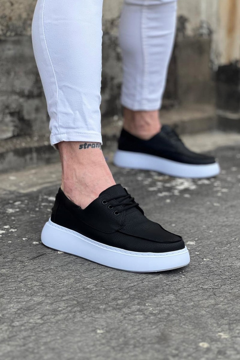 Erkek Günlük Ayakkabı - Siyah Beyaz - 508