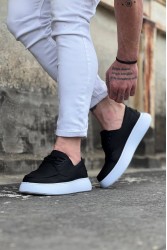 Erkek Günlük Ayakkabı - Siyah Beyaz - 508