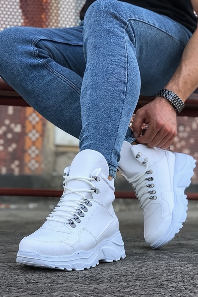 Erkek Spor Bot - Beyaz - 07