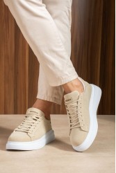 Erkek Sneaker - Bej Süet - 2623