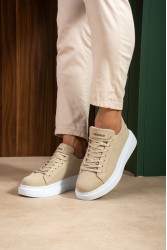 Erkek Sneaker - Bej Süet - 2623