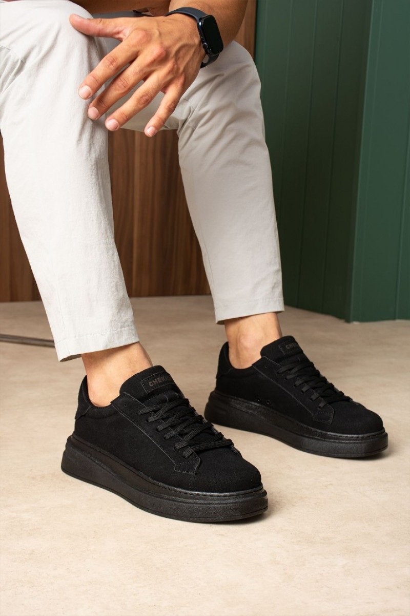 Erkek Sneaker - Siyah Süet - 2623