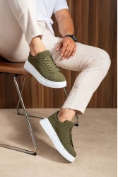Erkek Sneaker - Haki Süet - 2623
