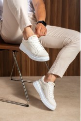 Erkek Sneaker - Beyaz Süet - 2623