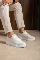 Erkek Sneaker - Beyaz Süet - 2623