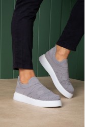 Erkek Sneaker - Gri - 411