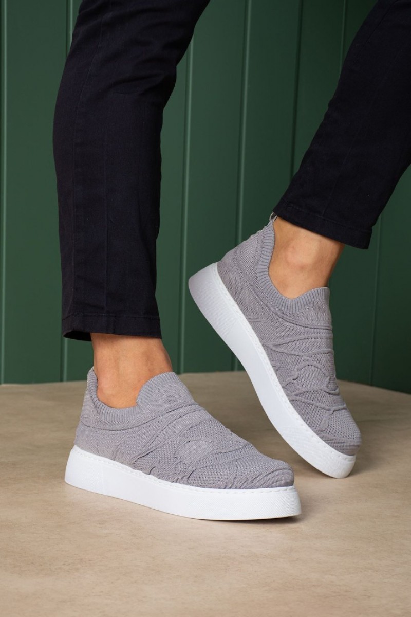 Erkek Sneaker - Gri - 411