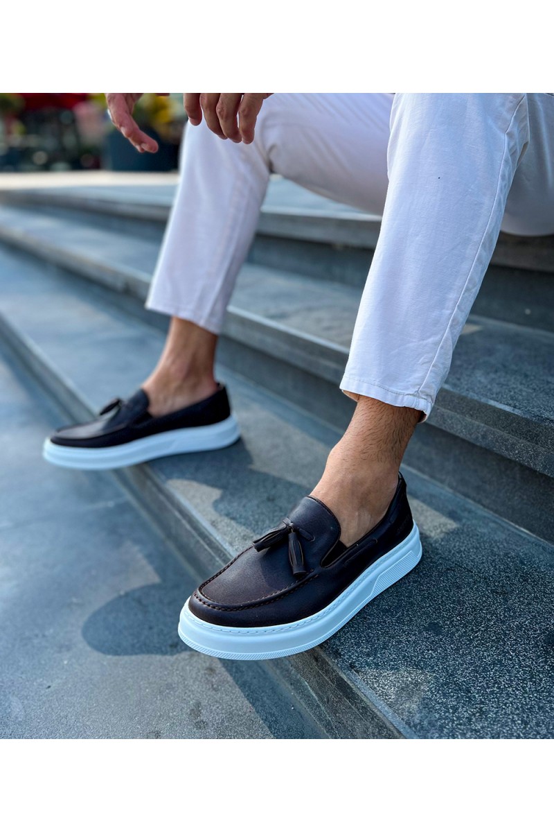 Erkek Klasik Ayakkabı - Kahverengi - 127