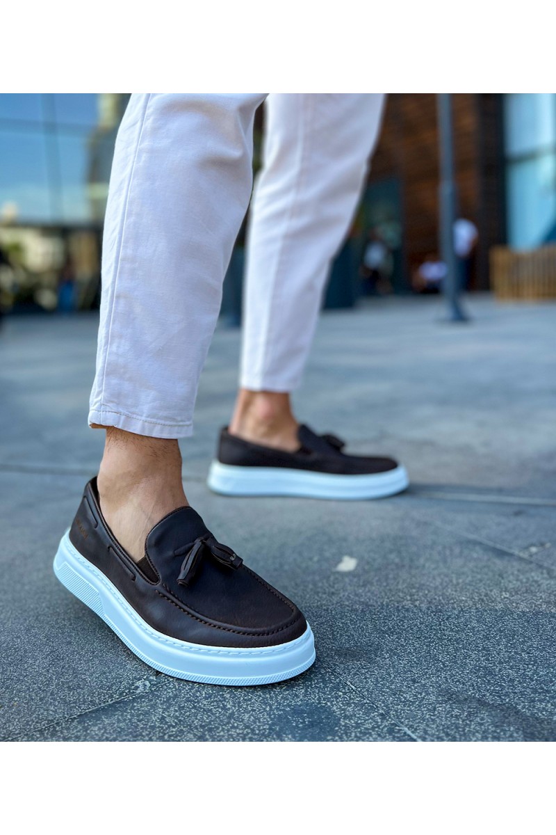 Mens Classic Shoes - Brown - 127