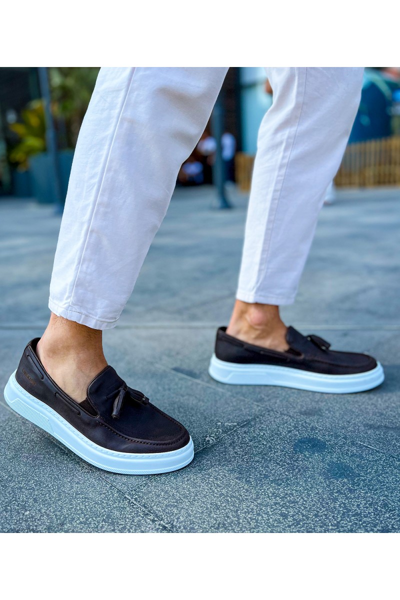 Erkek Klasik Ayakkabı - Kahverengi - 127