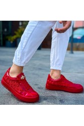 Erkek Sneaker - Kırmızı  - 975