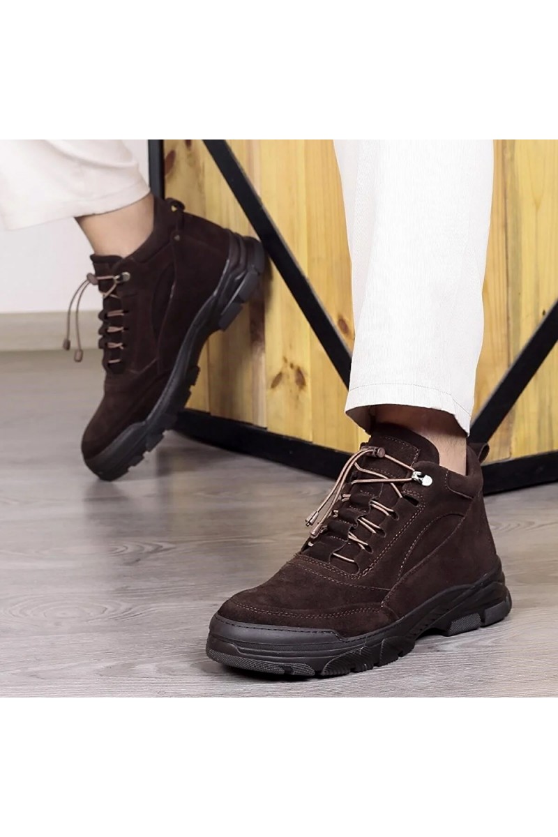 Erkek Bot - Kahverengi Süet - George