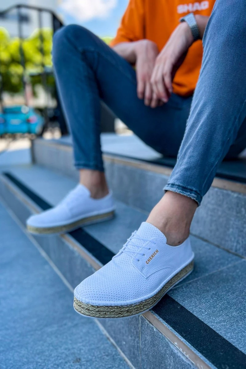Erkek Sneaker - Beyaz - 117