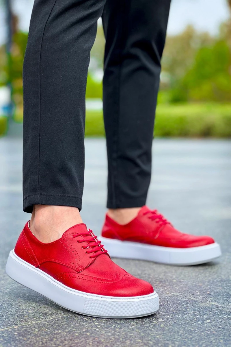 Erkek Sneaker - Kırmızı  - 149