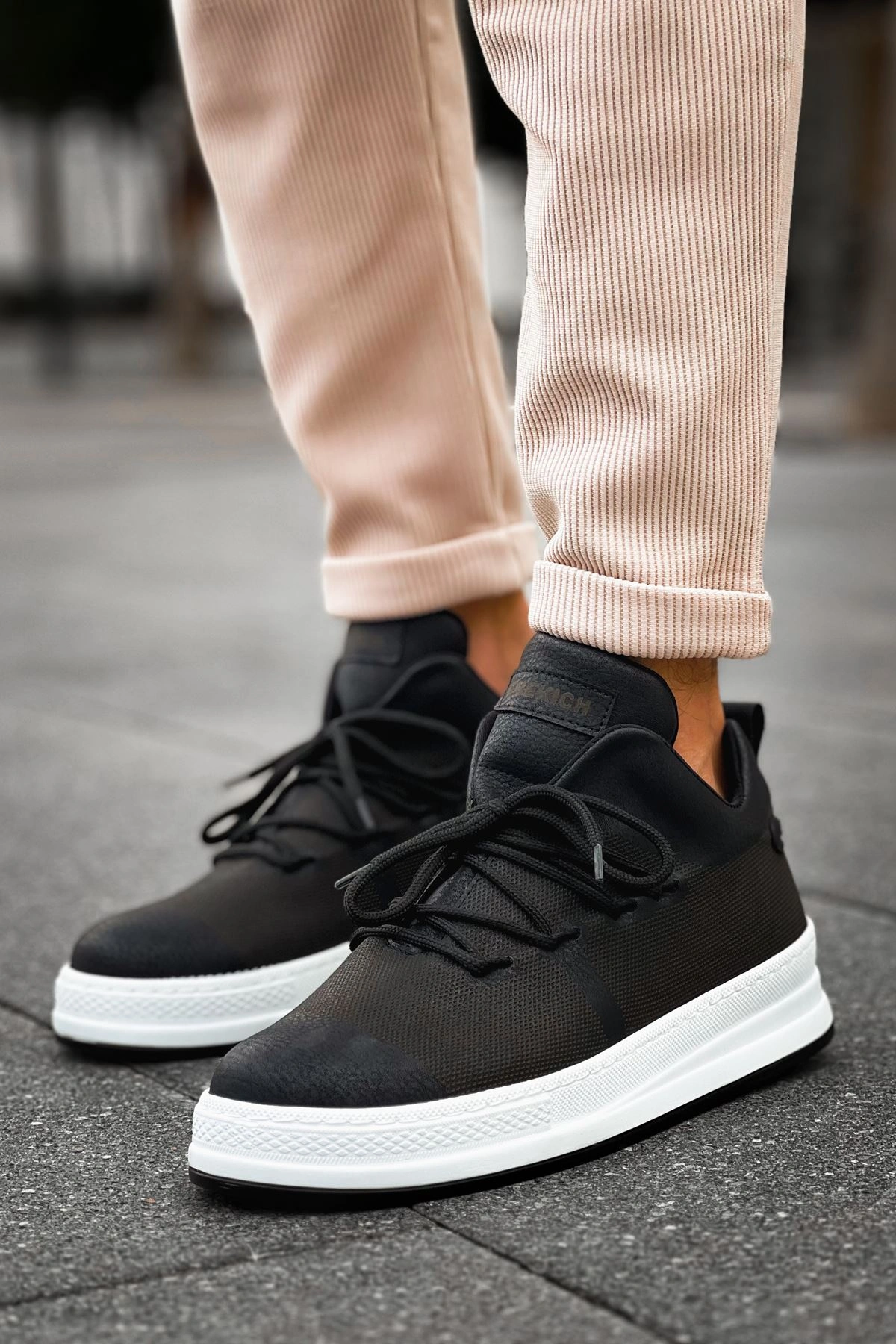 Erkek Sneaker - Siyah Beyaz - 219