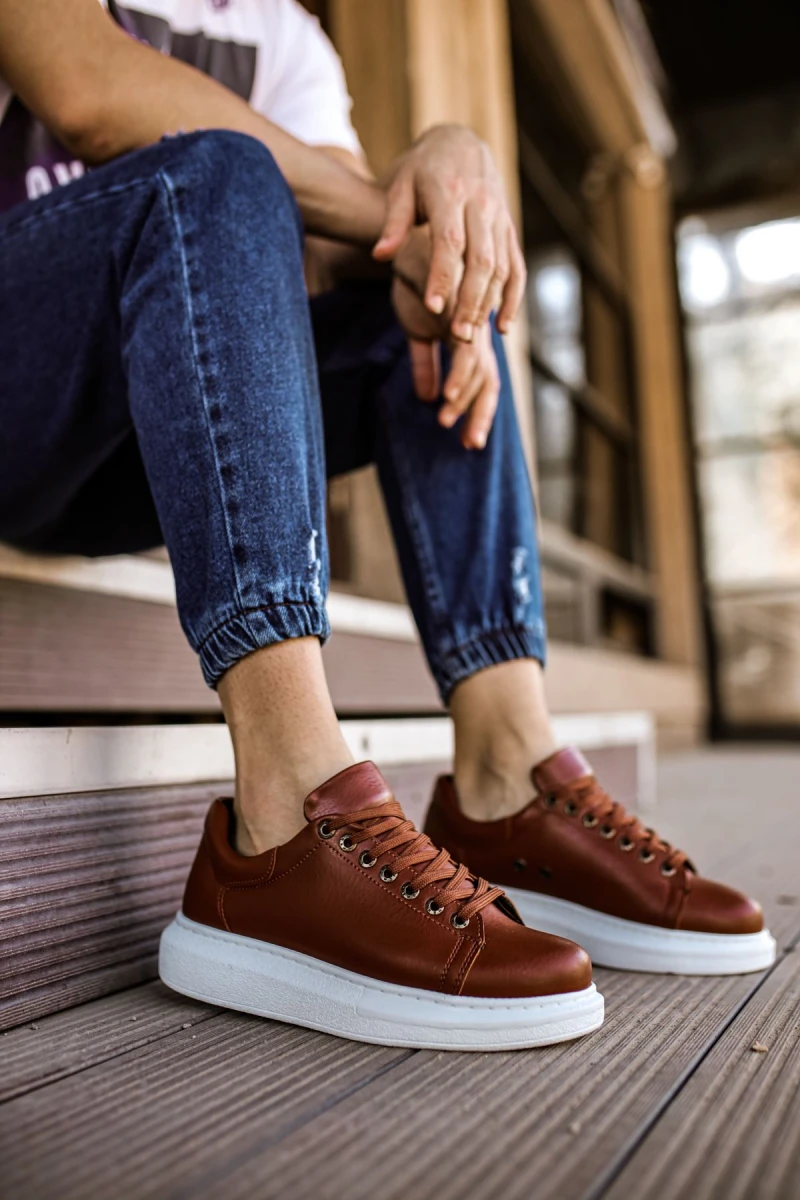 Erkek Sneaker - Taba - Apollo