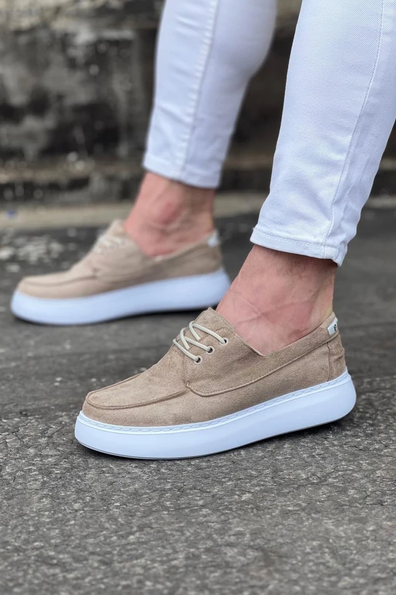 Erkek Günlük Ayakkabı - Bej - 508